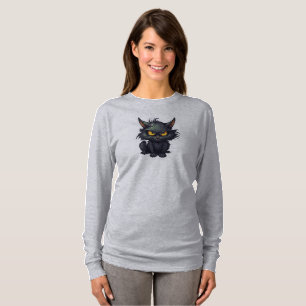 Diseño de gato negro para bebés - Camiseta de Jers