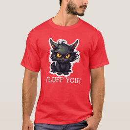 Diseño de gato negro para bebés - Camiseta oscura 