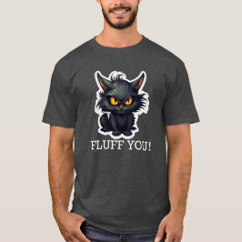 Diseño de gato negro para bebés - Camiseta oscura 