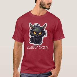 Diseño de gato negro para bebés - Camiseta oscura 