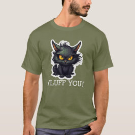 Diseño de gato negro para bebés - Camiseta oscura 