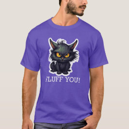 Diseño de gato negro para bebés - Camiseta oscura 