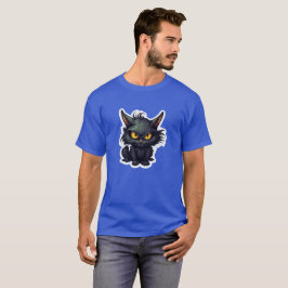 Diseño de gato negro para bebés - Camiseta oscura 