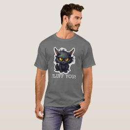 Diseño de gato negro para bebés - Camiseta oscura 