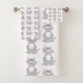 Diseño de gatos grises