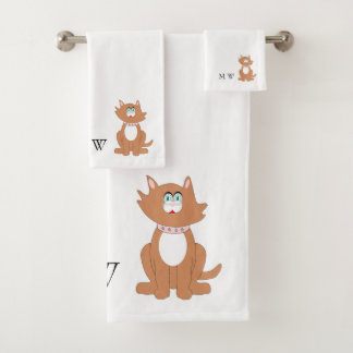 Diseño de Ginger Cat monogramado