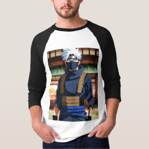 Diseño de Gojo en camiseta