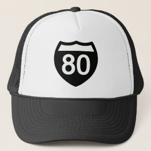 Diseño de gorra de camionero con señal de carreter