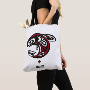 Diseño de Haida de ballena orca — Bolsa de hombro 