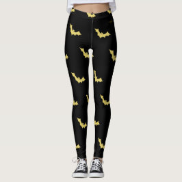 Diseño de halloween Bat Leggings por el poeta Adie