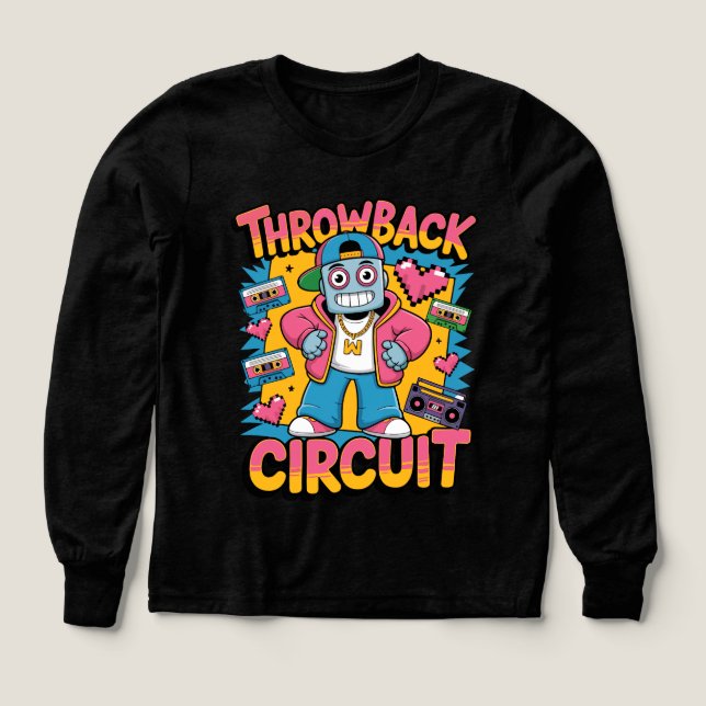 Diseño de hip hop retro Robot 90 - lanzamiento de  (Diseño frontal)