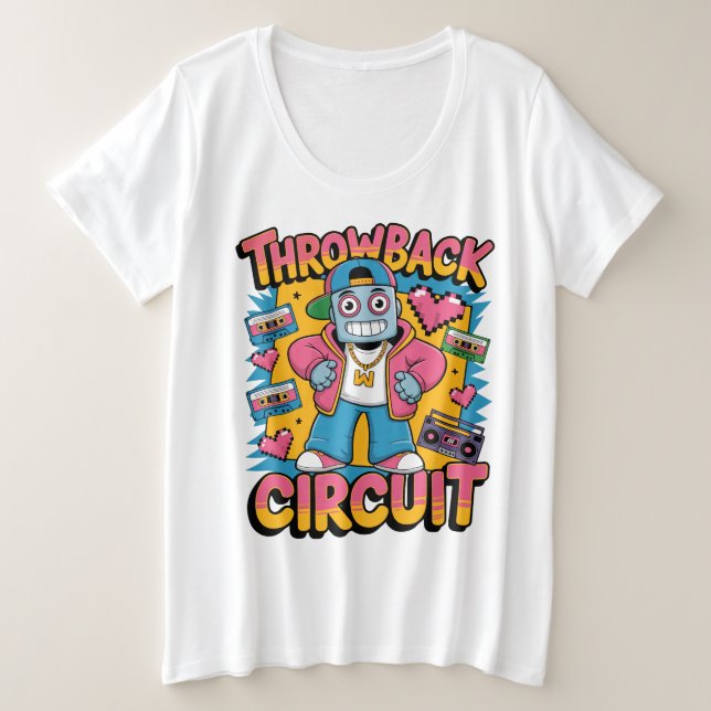 Diseño de hip hop retro Robot 90 - lanzamiento de  (Anverso del diseño)