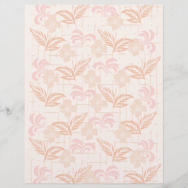 Diseño de hoja de crema (Anverso)