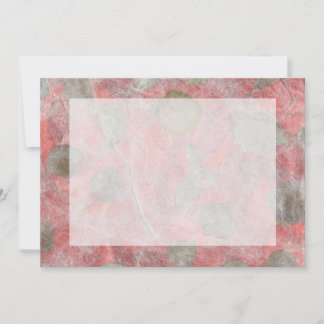 Diseño de hojas de Rosa en papel de tejido rojo