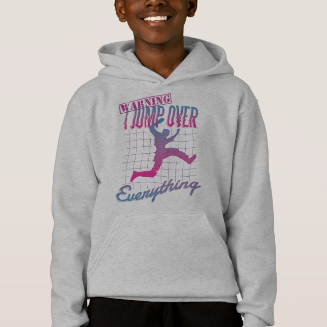 Diseño de hombre de salto de Parkour (Anverso)
