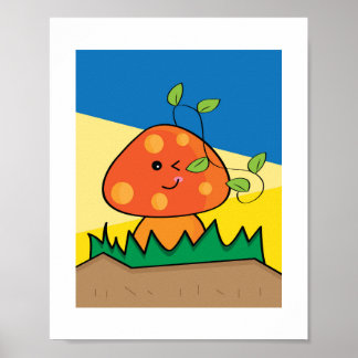 Diseño de hongos #3 Impresión de Ilustracion