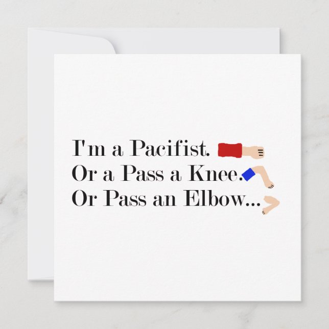 Diseño de Humor Pacifista de MMA (Anverso)