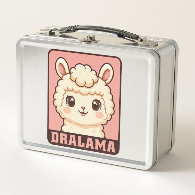 Diseño de ilustración de llama adorable (Anverso)