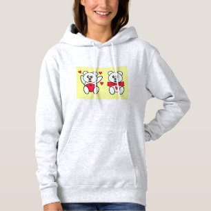 Diseño de ilustración de panda sudadera con capuch