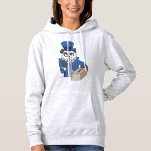 Diseño de ilustración de Panda Sudadera con capuch