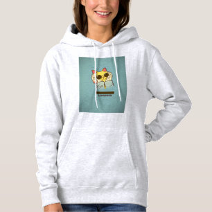 Diseño de ilustración de panda sudadera con capuch