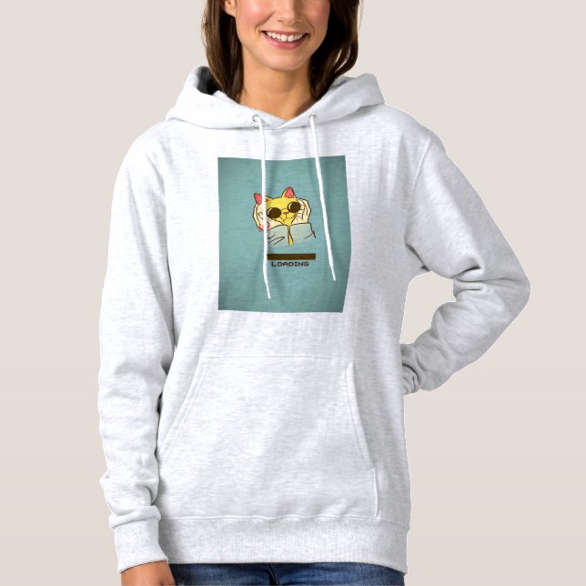 Diseño de ilustración de panda sudadera con capuch (Anverso)