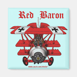 Diseño de imán de avión de barón rojo Guay