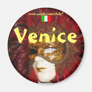 Diseño de imán de máscaras frescas de Venecia en I