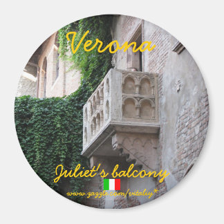 Diseño de imán en balcón de Verona Italy Juliet