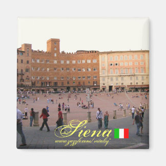 Diseño de imán fresco de Siena Italia