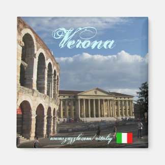 Diseño de imán fresco de Verona Italia