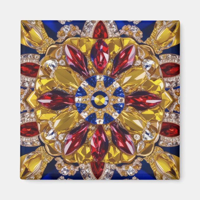 Diseño de imanes con coloridos colombianos (Frente)