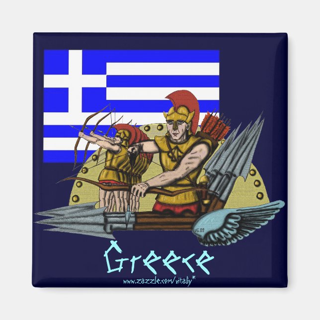 Diseño de imanes en Grecia (Frente)