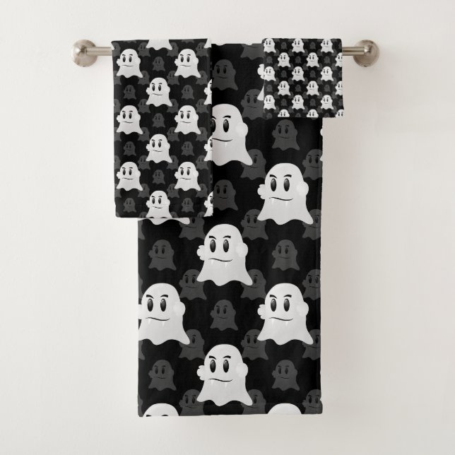 Diseño de impresión blanca y negra de ghost (In situ)