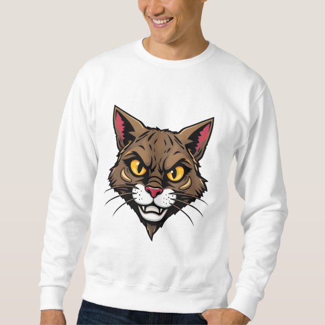 Diseño de impresión de camisetas para gatos de car (Anverso)