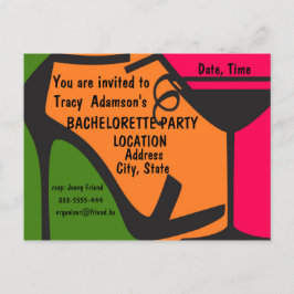 Diseño de invitación de Bachelorette Party