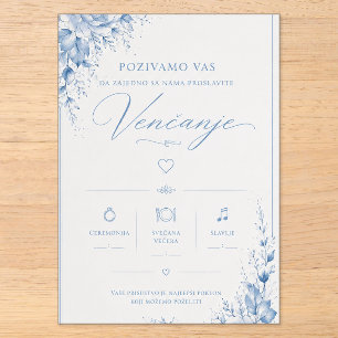 Diseño de invitación de boda elegante