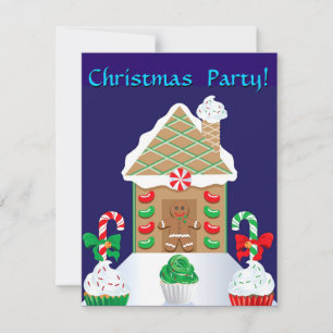 Diseño de invitación de Navidades