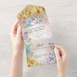 Diseño de invitación para baby shower TODO EN UNO