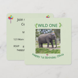 Diseño de invitación para fiesta de cumpleaños de