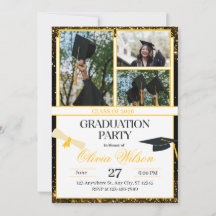 Diseño de Invitación para Fiesta de Graduación