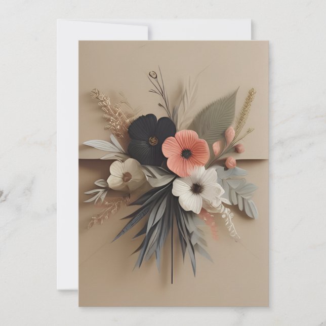 Diseño de invitaciones a eventos de Personalizado  (Anverso)