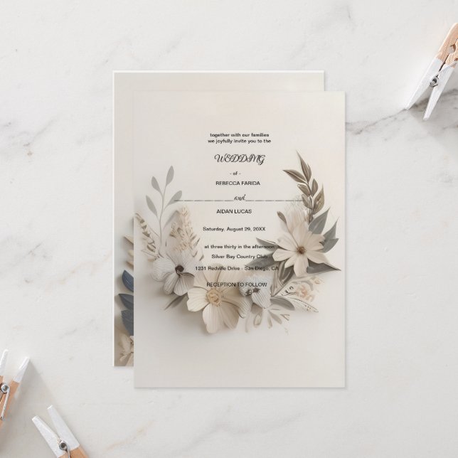 Diseño de invitaciones a eventos de Personalizado  (Anverso/Reverso In Situ)