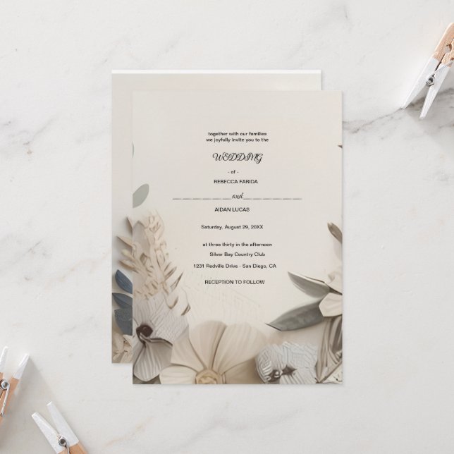 Diseño de invitaciones a eventos de Personalizado  (Anverso/Reverso In Situ)