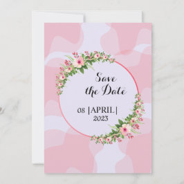 Diseño de invitaciones a la boda de invierno simpl