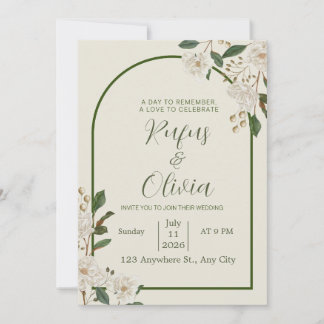 Diseño de invitaciones de boda elegante - Personal