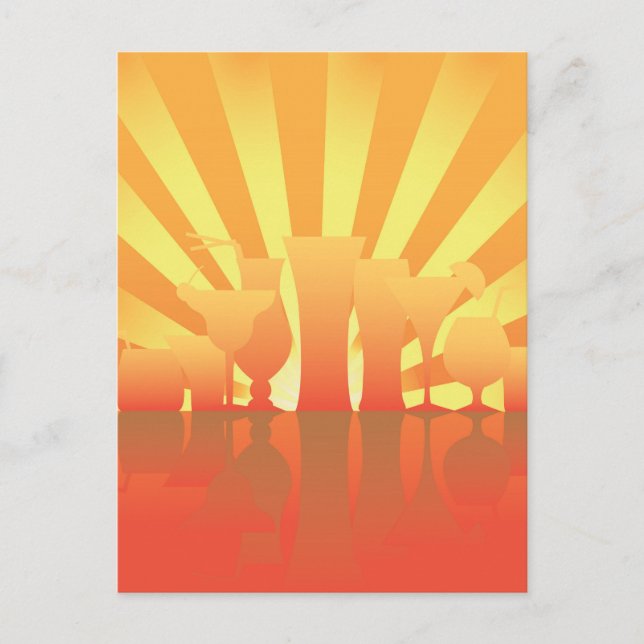 Diseño de invitaciones de verano (Anverso)