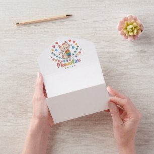 Diseño de invitaciones Meowentine