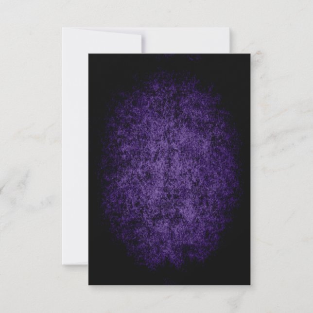 Diseño de invitaciones moradas de textura de color (Anverso)