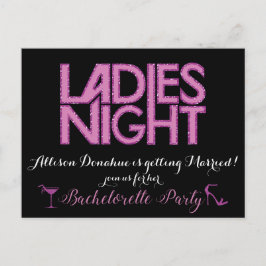 Diseño de invitaciones nocturnas